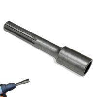 Erdnageleintreiber zum Einsetzen von Tiefenerder Erder Erdung Staberder, SDS Plus Bohrer Set, 162 x 28 mm, Innen Ø 20.5mm (SDS MAX Ø20.5mm)