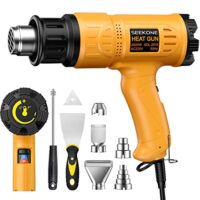 Heißluftpistole Kit 2000W mit variabler Temperaturregelung von 50 bis 600°C, ideal zum Schrumpfen von Schläuchen und Heizen von PVC, Elektronik und Handy-Reparaturen