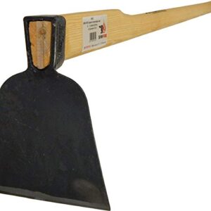 Gartenhacke mit 135 cm Holzstiel, ideal zum Wurzelentfernen und Bodenlockern, handgeschmiedet und robust, Made in Germany