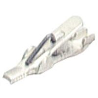 Miniatur-Abgreifklemme, Klemmbereich max. 1mm, Länge 17mm, Weiß, 5 Stück