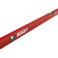 SOLA BIGX3 200 Wasserwage mit patentierte SOLA-FOCUS Libelle und schockabsorbierenden Endkappen