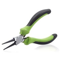 Mini-Rundzange für Schmuckherstellung, Drahtschlaufenzange zum Biegen von Drähten und Formen für professionelle Perlenstickerei und Hobbyarbeiten