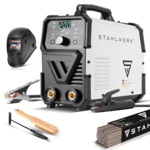 STAHLWERK Schweißgerät Vollausstattung ARC 200 Puls Pro, Elektroden-Schweißgerät mit kompakter MMA, E-Hand, Lift-TIG Inverter und IGBT Technologie