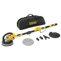 Ergänzungsset für STANLEY FATMAX 750 Watt Trockenbauschleifer, inkl. Werkzeugtasche, faltbarer Teleskopgriff und LED-Lichtring