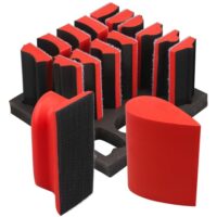 Vielseitiges Handschleifblock-Set mit Klettverschluss für Holzbearbeitung, Schleifklotz 100mm