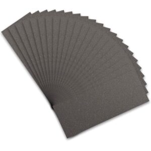 Schleifpapier-Set mit 400 Körnung, ideal für Holzmöbel, Auto, Lack und Metall