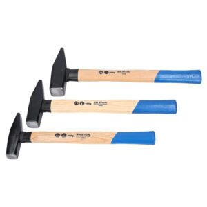 Schlosshammer-Set mit Stielschutz und Werkzeughammer aus Hickoryholz für Profis und Einsteiger