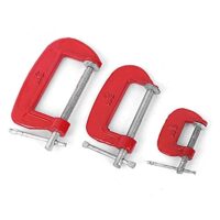 Heavy Duty G-Klemme für Holzarbeiten und Metallbearbeitung mit großen Anpassungsbreite und schneller Action-Twin-Start rollter ACME-Thread