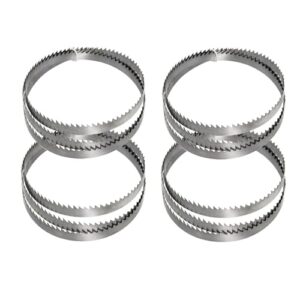 4-teiliges Sägeband für 8-Zoll Bandsägen, Länge 1400 mm, Breite 8 mm, Dicke 0,5 mm, 6 Zähne/25 mm