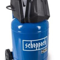 Scheppach Druckluft Kompressor stehend HC35V, 10bar Druck, 30L Kessel, 230V 1500W, Ansaugleistung 180 l/min, ölfrei und wartungsarm, Druckminderer, Fahrvorrichtung und zwei Schnellanschlusskupplungen