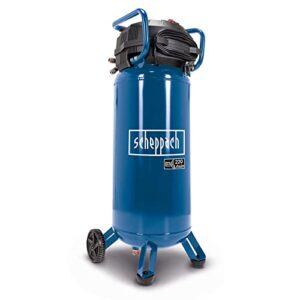 Scheppach Druckluft Kompressor stehend HC51V, 1500 Watt mit 10 bar Druck, 50 Liter Kessel, Ansaugleistung 220 l/min, ölfrei und wartungsfrei
