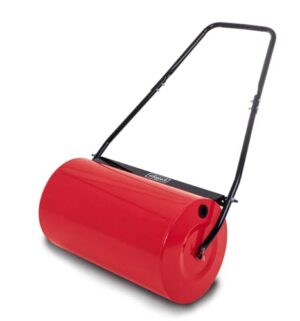 Scheppach Rasenwalze HGW46 mit 57cm Breite und 32cm Durchmesser - Gartenwalze für große Flächen - befüllbar mit 46 Liter Wasser oder 72kg Sand - robuste Stahlkonstruktion - ideal für Rasenpflege