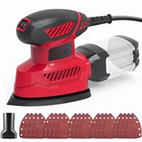 Ergonomische Schleifmaschine mit 130W Motor und 14000RPM für effiziente Polierung von Wänden, Holz, Farbe, Möbeln, Metall und Zement
