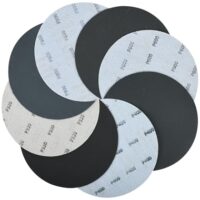 Set mit 20 Schleifblättern für Nassschleifen, Siliciumcarbid-Material, harte Schleifkörper, optimale Balance zwischen Geschwindigkeit und Präzision, universelle Anwendungen: Auto-Reparaturen, Holzfeinbearbeitung, Metallpolituren