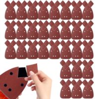Schleifpapiere mit Klett-Dreiecken fuer Rostpolieren und Schleifen auf Metalloberflaechen oder nichtmetallischen Objekten wie Holz, Glas, Gummi, Stein usw.