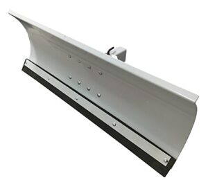 Verstellbares Schneeschild für Einachsermaschinen oder Rasentraktoren, 100x40 cm groß, Grau, Universelles Modell
