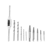 Schraubenausdreher Set, 11-teiliges Beschädigtes Schraube Entferner Extraktor Set, Entfernen Beschädigte Schrauben, Gebrochener Bolzenentferner-Set