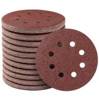 Schleifpapier Set mit 120 Stücken, Durchmesser 125 mm, Korngrößen P40-P600, für Exzenterschleifer geeignet