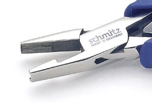 Ergonomische Biegezange, Drähte biegen, schmitz 4317HS22, ESD/EGB sicher Ableitend/Dissipative, Durchgestecktes Zangengelnek für den Profi, Made in Germany, Solingen