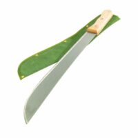 Hochwertige Machete mit Schutzhülle für Gartenarbeit und Landwirtschaft, solid Stahlklinge, Holzgriff und Nylon-Schutzhülle