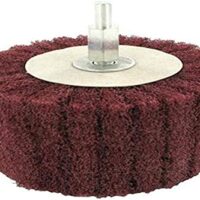 Zylinderförmiger Schleifmopp von Silverline mit Durchmesser 75 mm und Körnungsstufe 240 für das Schmirgeln und Reinigen von Holz- und Metalloberflächen