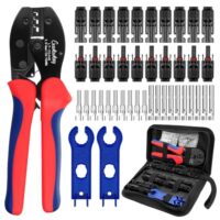 Solar Crimpzange Werkzeug Set für 2.5/4/6mm² PV Kabel und Solarstecker Kabel Anschluss