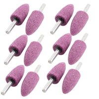 Set aus 12 Punkten mit Keramik-Kopf und Metall-Schaft für das Polieren von Oberflächen, ideal für Holz, Metall oder Kunststoff