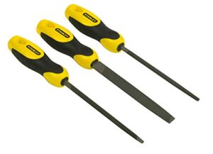 Ergänztes Werkzeug für den Haushalt: 3-teiliges Stanley Feilen-Set mit Klingenlänge 150 mm, ideal für Holz und Metall
