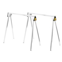 Stanley Unterstellbücher aus Metall - multifunktionales Werkzeug für verschiedene Anwendungen, hochwertiges Metall, max. Belastbarkeit 450 kg pro Paar