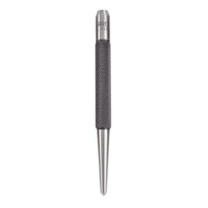 Hochwertiger Körner mit runden Schaft für Werkstatt-Anwendungen, Länge 4 Zoll, konischer Spitzendurchmesser 1/8 Zoll.