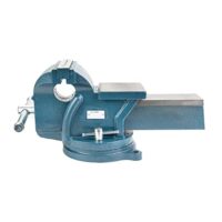 Tischschraubstock aus Gusseisen mit drehbarer 150 mm Backenbreite, ideal für sichereres Fixieren von Werkstücken in jeder Werkstatt oder Betrieb.