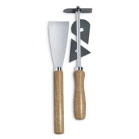 Farbschaber Set von Steinel, 5-teiliges Komplettset für Farbe entfernen und Restaurieren