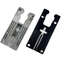 Stichsäge Grundplatte für Makita 4304 und 4351, präzise Schneideinrichtung mit silberner Oberfläche und stabiler Konstruktion