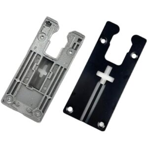 Stichsäge Grundplatte für Makita 4304 und 4351, präzise Schneideinrichtung mit silberner Oberfläche und stabiler Konstruktion