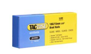 Hochwertige Stauchkopfnägel Brad Typ 18G / 15 mm, verzinkt, 5000 Stück, Silberfarbe