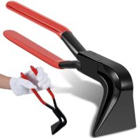 TD112 Abkantzange Biegezange Falzzange Blechzange 90° Falzzangen Set mit Rutschfestem Griff Maulbreite 60mm Blechbiegezange Set für Dachdecker und Dekorateur