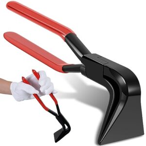TD112 Abkantzange Biegezange Falzzange Blechzange 90° Falzzangen Set mit Rutschfestem Griff Maulbreite 60mm Blechbiegezange Set für Dachdecker und Dekorateur