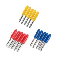 TUONAI Plotterhalter aus Vinyl mit 30 45 60 Grad Schneiderklingen für Summa Cutter Plotter, hochwertige Legierung und Aluminium-Klingenhalter