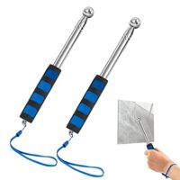 Teleskop-Trommelhammer mit verstellbarer Teleskopstange für Hausinspektion, ideal für Wandfliesen, Böden und Decken