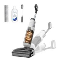 Tineco Floor One Stretch S6 Nass Trockensauger, 180°-Flachdesign Saugwischer mit Selbstreinigungsfunktion und langem Akkulaufzeit bis zu 40 Minuten