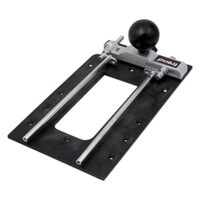 Multifunktionale Fräsbasis mit 7 Funktionen, Offset-Grundplatte, einstellbarer Nut- und Zapfenschneider, ideal für professionelle Routing-Aufgaben.