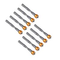 Magnetischer Trockenbauschraubendreher mit Sechskantschaft, 10 Stücke, PH2, 65mm, S2 Chromstahl, für Gipskarton und Trockenbau