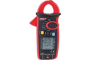 Ergonomische Mini-Klemme für Elektroarbeiten, 200 A AC/DC, 600 V AC/DC, -40 °C - 1000 °C, automatische Bereich-Abschaltung und Abtastrate von 2-3 mal/s