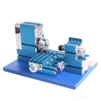 Mini Metalldrehmaschine, universelle Drehmaschine für Metallbearbeitung, CNC-Werkzeug, Holzbearbeitung, DIY, Bildung, Modellbau