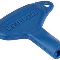 Upmann Schlüssel für Vierkant Kunststoff, 1 Stück, blau, 6 mm Länge