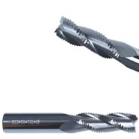 Hochwertiger Schruppfräser für Aluminium und Nickel-Eisen-Metalle mit großem Spannfeld und scharfer Kante