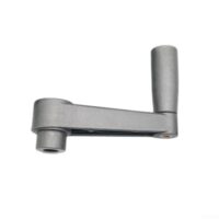 Verstärkte Nylon-Kurbel mit runden Lochdesign, ideal für Handkurbelgeneratoren und industrielle Anwendungen. Hohes Niveau an Haltbarkeit, ergonomischer Griff und effiziente Leistung.