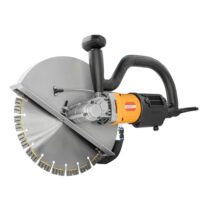 Elektrische Betonsäge mit Diamantblatt für Nass- und Trockenschnitte - Trennschneider 230 V - Ziegelsäge mit hoher Schnitttiefe von 140 mm