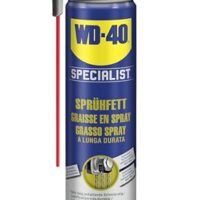 Hochviskoses Sprühfett für Zahnräder, Scharniere und Seilzüge. WD-40 Specialist bildet eine widerstandsfähige Schutzschicht für dauerhafte Schmierung unter Belastung.