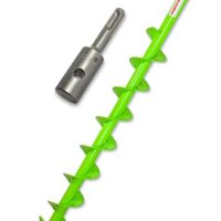 Professioneller Erdbohrer für Bohrmaschinen mit sds plus Adapter, ideal für präzises Graben von Zaunpfählen und Fundamenten